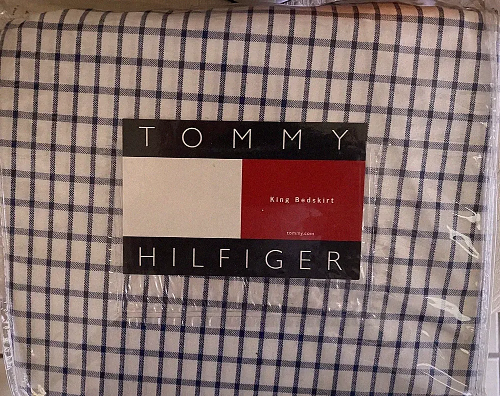 NEW TOMMY HILFIGER Elizabeth Anne KING BED SKIRT
