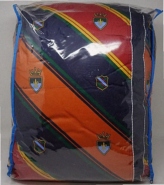 NEW Tommy Hilfiger Navy Stripe Reversible Down Alternative Comforter Full Queen