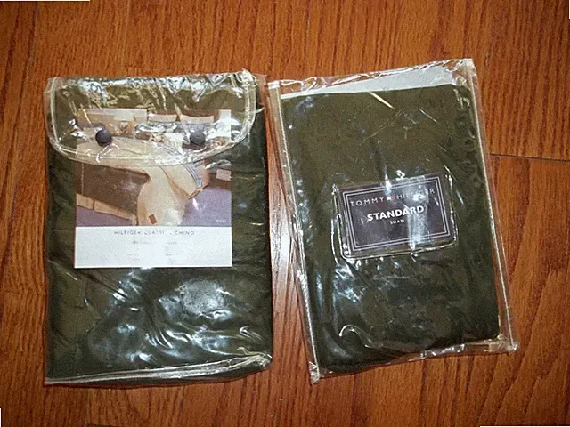 NIP Tommy Hilfiger Classics Chino Green Standard Shams (2)