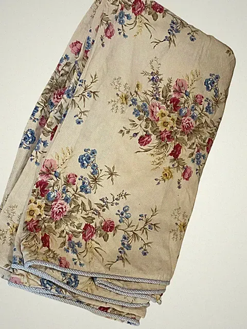 tommy hilfiger floral duvet cover vtg 82 x 84in