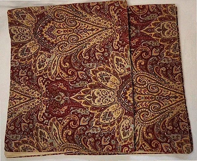 Tommy Hilfiger Heirloom Paisley Cotton Pillow Shams Made in Italy Set of 2