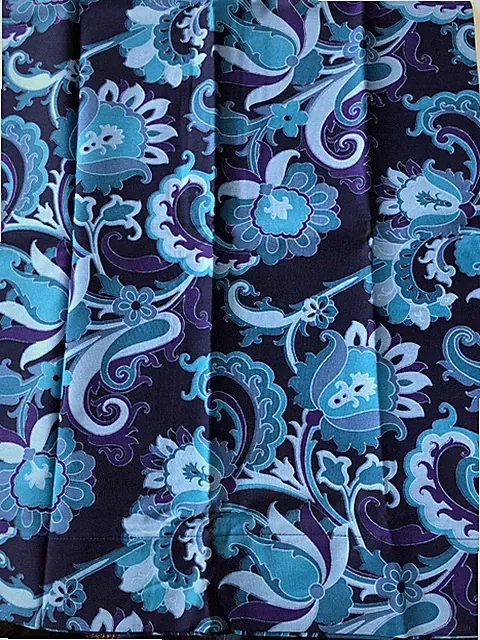 Tommy Hilfiger Pillowcases CALYPSO Jacobean blue/purple Cotton NWT tropical