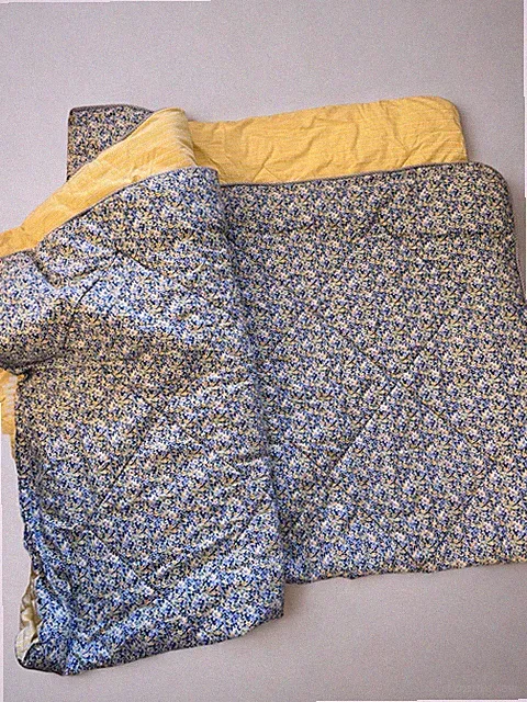 Vtg Tommy Hilfiger Comforter Reversible Floral Elizabeth Anne 86x86 Vguc